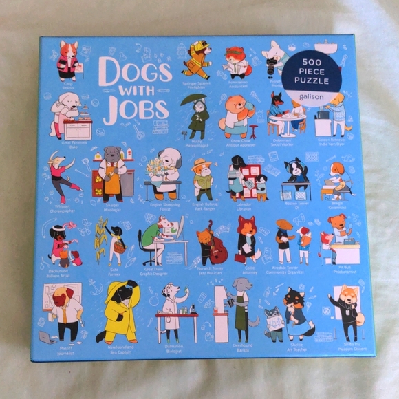 Galison Other - Galison 500 Piece Puzzle - Dogs with Jobs - Sealed